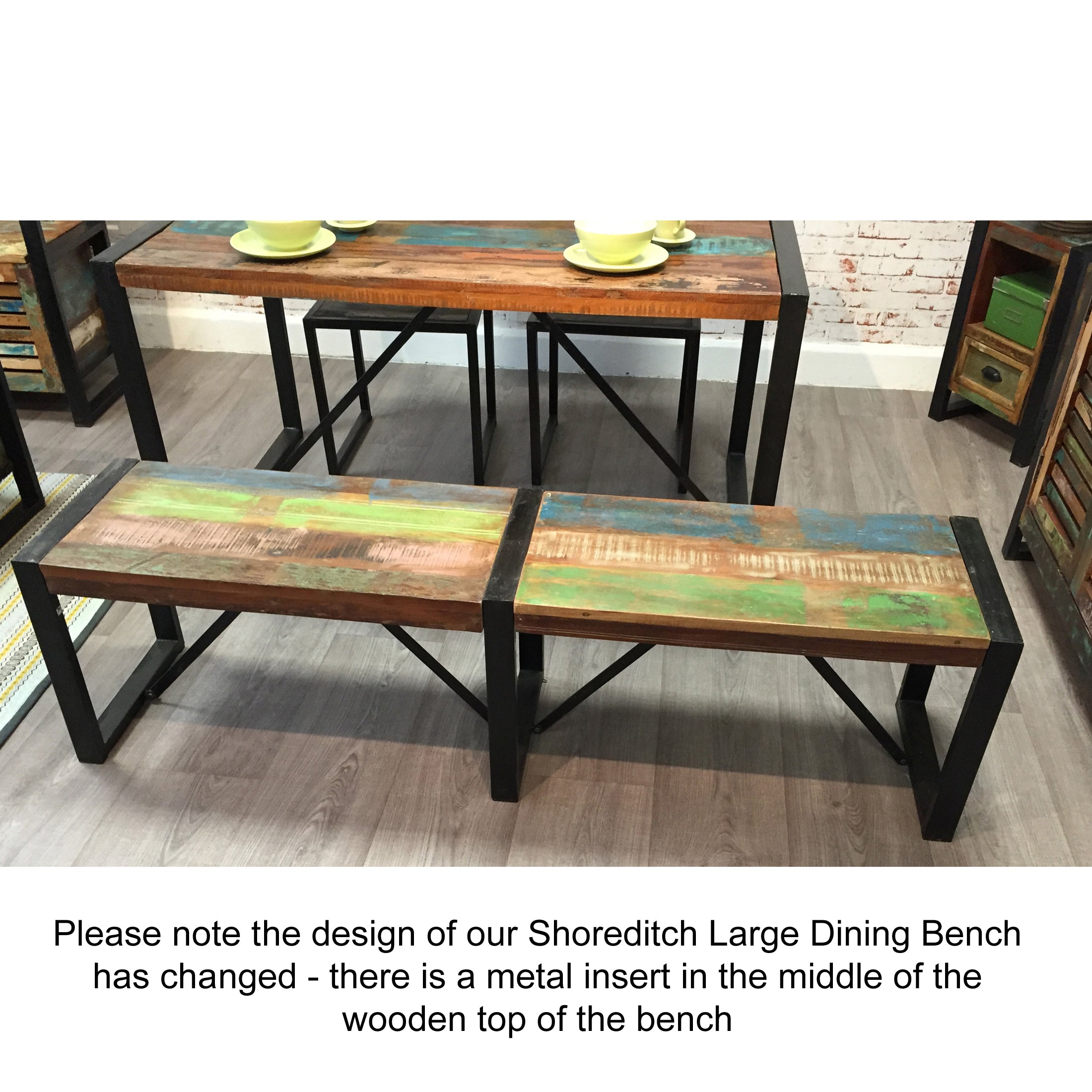 Shoreditch Dining Bench Large - The Orchard Home and Gifts